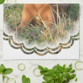 Rhodesian Ridgebackの救助の台所タオル キッチンタオル (折り畳み)