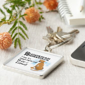 Rhodesian Ridgebackのkeychain キーホルダー (側面)