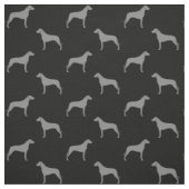 Rhodesian Ridgebackはパターンのシルエットを描きます ファブリック (見本)