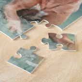 Rhodesian Ridgeback犬のコラージュ ジグソーパズル (側面)