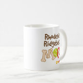 Rhodesian Ridgeback犬の品種お母さんのギフト コーヒーマグカップ (正面右)