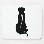 Rhodesian Ridgeback犬の品種脊柱 マウスパッド (正面)