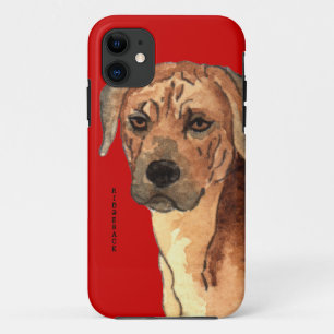 Rhodesian Ridgeback色のブロック iPhone 11 ケース