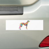 Rhodesian Ridgeback バンパーステッカー (車上)