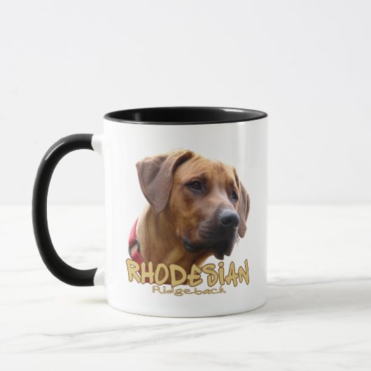 Rhodesian Ridgeback マグカップ (左)