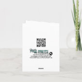 Rhodesian Ridgeback -水は冷たいですか。 カード (裏面)