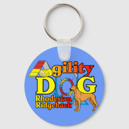 Rhodesian_Ridgeback_Agility キーホルダー