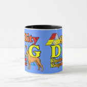 Rhodesian_Ridgeback_Agility マグカップ (中央)