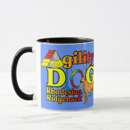 Rhodesian_Ridgeback_Agility マグカップ