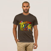 Rhodesian_Ridgeback_Agility Tシャツ (正面フル)