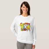 Rhodesian_Ridgeback_Agility Tシャツ (正面フル)