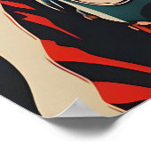 Rhodesian Ridgeback Astronaut Poster, Rhodesian ポスター (角)