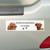 Rhodesian Ridgeback bumpersticker バンパーステッカー (車上)