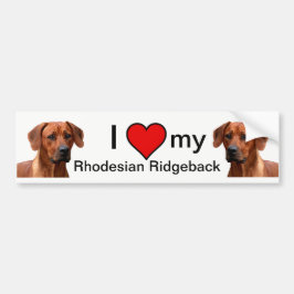 Rhodesian Ridgeback bumpersticker バンパーステッカー