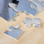 Rhodesian Ridgeback Christmas Red Truck Holiday ジグソーパズル (側面)