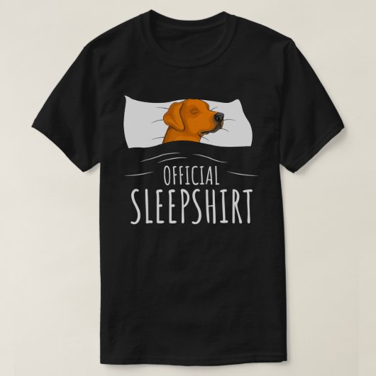 Rhodesian Ridgeback Dog Official Sleepshirt  Tシャツ (デザイン正面)