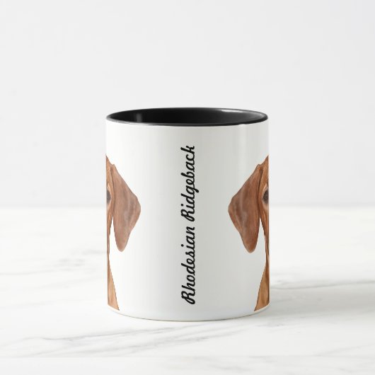 Rhodesian Ridgeback mok マグカップ (中央)