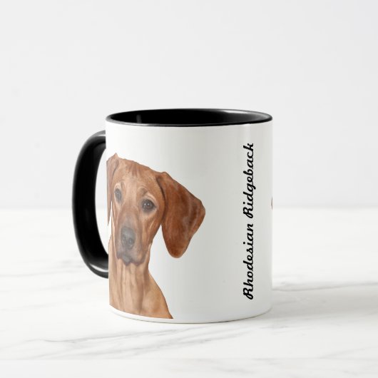 Rhodesian Ridgeback mok マグカップ (正面左)