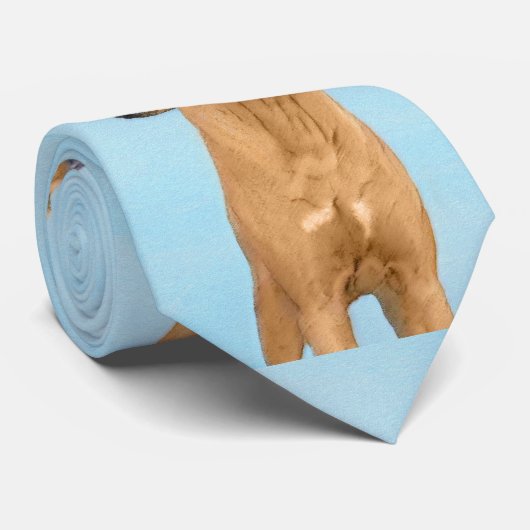 Rhodesian Ridgeback Painting - Original Dog Art ネクタイ (ロール)