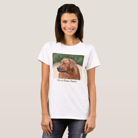 Rhodesian Ridgeback T-shirt Tシャツ (正面フル)