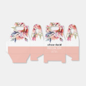 Rhododendron and flowers bold typography wedding フェイバーボックス (折り畳みなし)