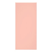 Rhododendron peach pink flowers wedding menu card ラックカード (裏面)