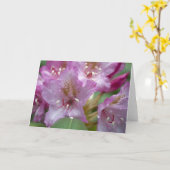 Rhodyピンクのカード カード (黄色い花)