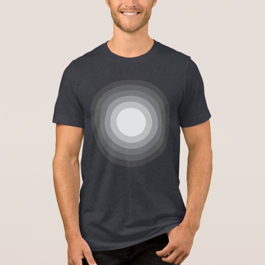Rholmn (グレー) トライブレンドTシャツ (正面)