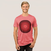 Rholmn (レッド) トライブレンドＴシャツ (正面全面)