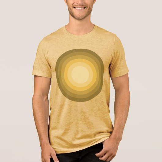 Rholmn（黄色） トライブレンドＴシャツ (正面)