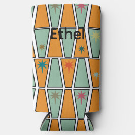 Rhombuses with Starbursts  スリム缶クーラー