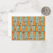 Rhombuses with Starbursts  ノートカード (正面/裏面インサイチュ)