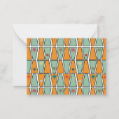 Rhombuses with Starbursts  ノートカード (正面)