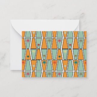 Rhombuses with Starbursts  ノートカード