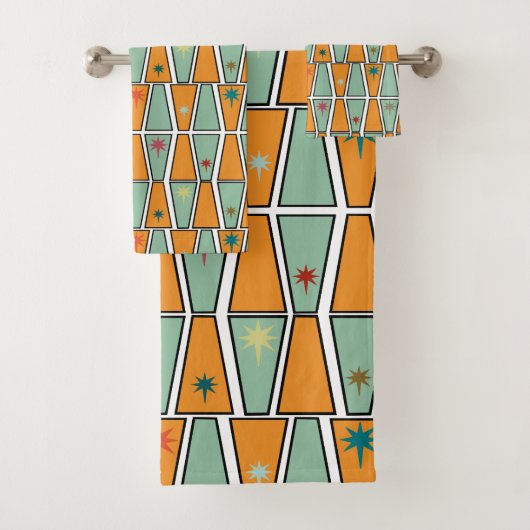Rhombuses with Starbursts  バスタオルセット (インサイチュ)