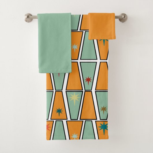 Rhombuses with Starbursts  バスタオルセット (インサイチュ)