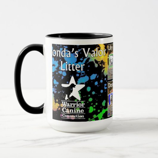 Rhondaの勇気のくずペインターのマグ マグカップ (左)