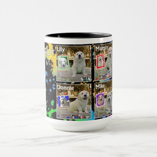 Rhondaの勇気のくずペインターのマグ マグカップ (中央)