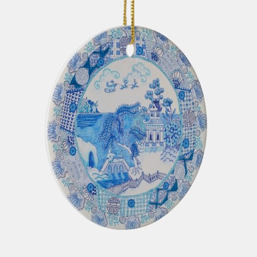 Rhondaステュワート著"クリスマスディストピア"のオーナメント セラミックオーナメント (右)