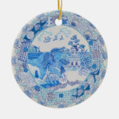 Rhondaステュワート著"クリスマスディストピア"のオーナメント セラミックオーナメント (正面)