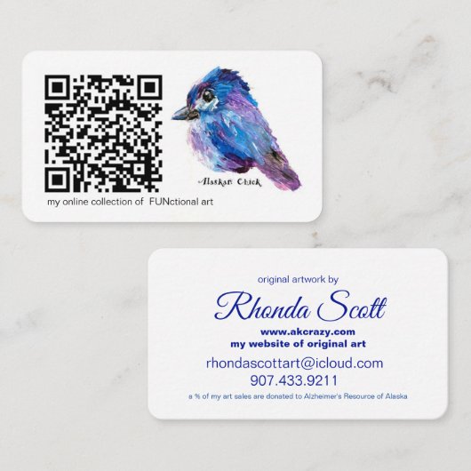 rhonda scott名刺 名刺 (正面/裏面)