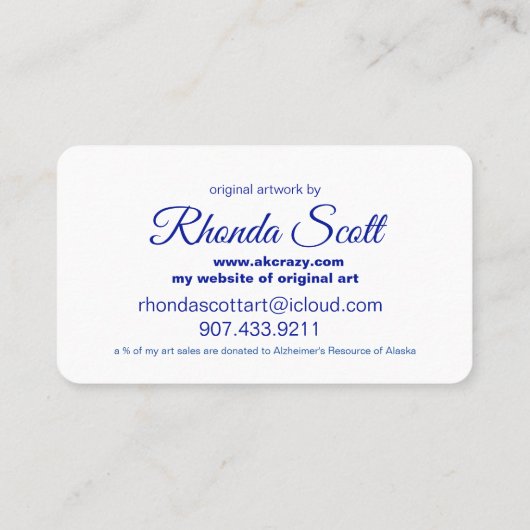 rhonda scott名刺 名刺 (裏面)