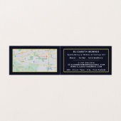 Rhone上の星空の夜、アートディーラー、詳細 名刺 (内部フラット)