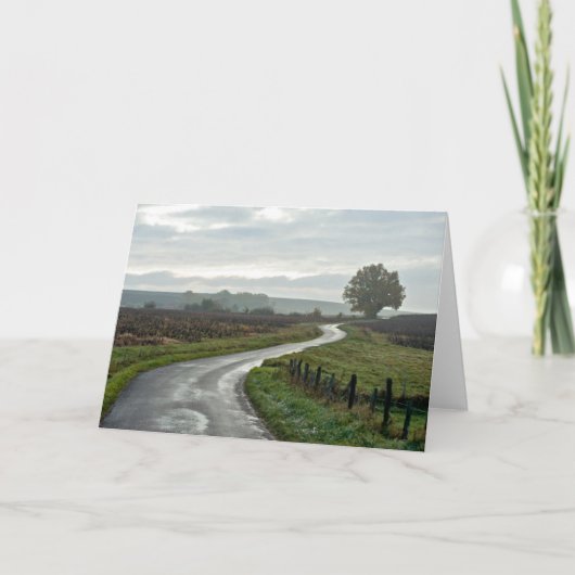 Rhône部のLantigniéのブドウ園 カード (正面)