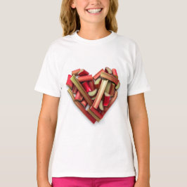 Rhubarb Heart Tシャツ