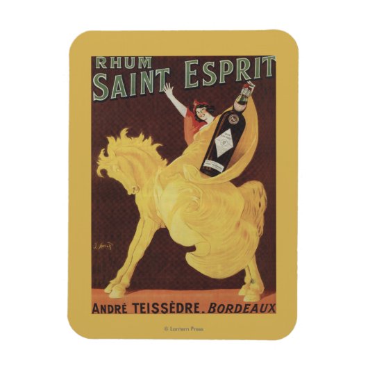 Rhum Saint Esprit - Andre Teissedre Promo マグネット (縦)