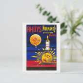 Rhuys Normandフランスヴィンテージのポスター1910 ポストカード (スタンド正面)