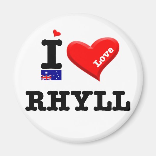 RHYLL - I Love マグネット (正面)