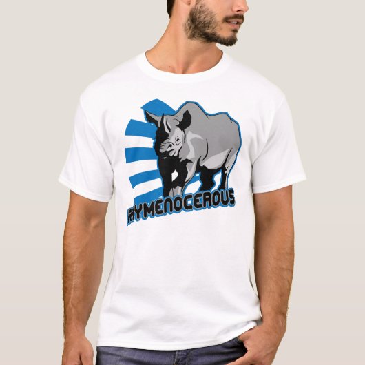 rhymenocerous hiphopapotamus tシャツ (正面)