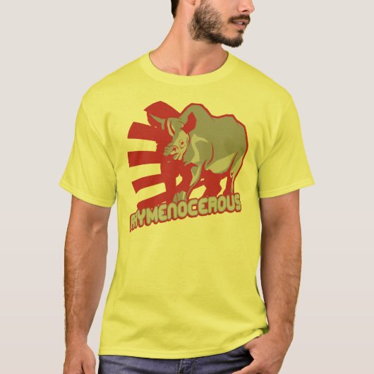 rhymenocerous rhymnocerous hiphopapotamus tシャツ (正面)